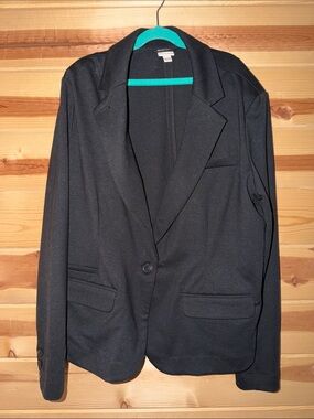 Merona Black Single-Button Blazer